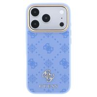 Guess Cover posteriore 4G Metal Logo MagSafe Apple iPhone 18 Pro / 17 Pro - Light Blue