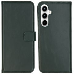 Selencia Cover a libro in vera pelle Samsung Galaxy A55 - Verde