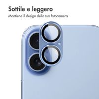 imoshion Protezione fotocamera in Vetro 2 Pezzi Apple iPhone 17 - Mist Blue