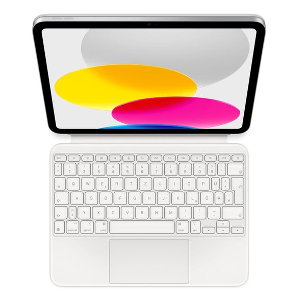 Apple Magic Keyboard Apple iPad 11 (2025) 11 pollici A16 / iPad 10 (2022) 10.9 pollici - QWERTZ / DE - Bianco