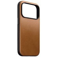 Nomad Cover in pelle moderna MagSafe Apple iPhone 18 Pro Max - English Tan