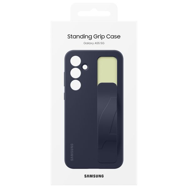 Samsung Cover Originale con Supporto a Impugnatura Samsung Galaxy A55 - Blue