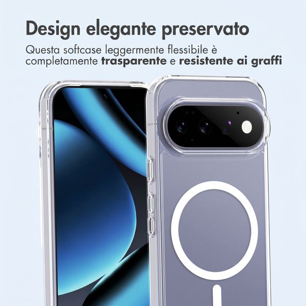 imoshion Cover posteriore protettiva con MagSafe Google Pixel 11 Pro - Trasparente