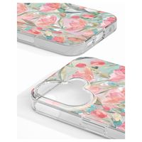 iDeal of Sweden Cover Trasparente con MagSafe Apple iPhone 16 - Tulip Bloom