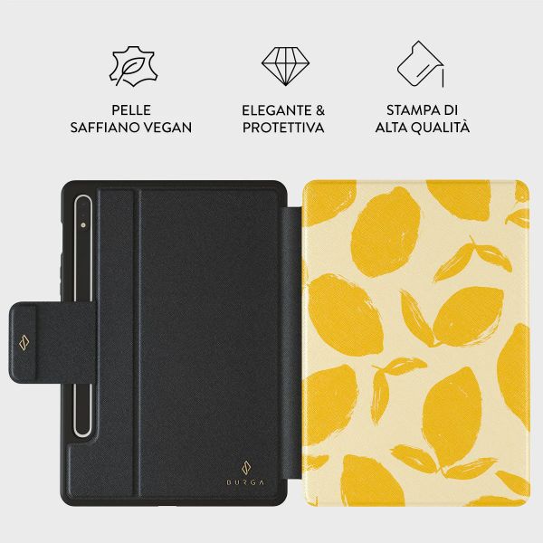 Burga Cover per Tablet Samsung Galaxy Tab S9 11.0 pollici - Lemon Tart