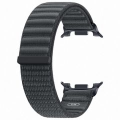 Samsung Cinturino in tessuto originale Samsung Galaxy Watch 9 (40/44mm) / Watch 8 (40/44mm) / Classic (46mm) - Taglia S/M - Nero