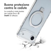 Accezz Cover con anello e supporto con MagSafe Apple iPhone Air - Trasparente