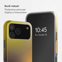 Selencia Cover Posteriore Vivid Apple iPhone 17 Pro - Gradient Olive Dust