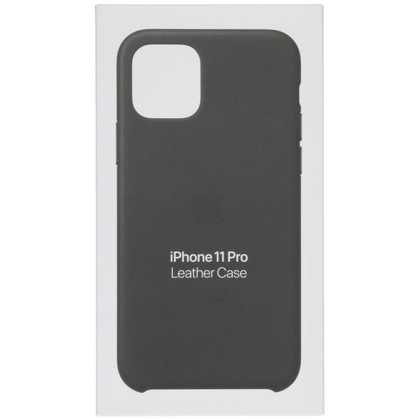 Apple Cover in Pelle iPhone 11 Pro - Black