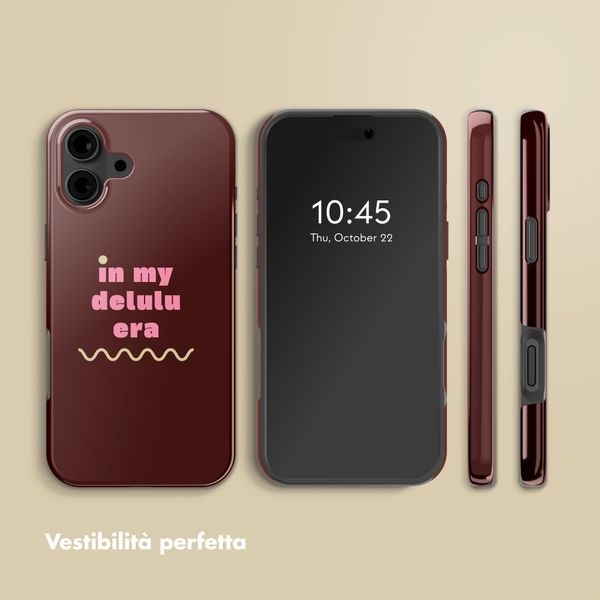 Selencia Cover posteriore Vivid con MagSafe Apple iPhone 16 - Delulu