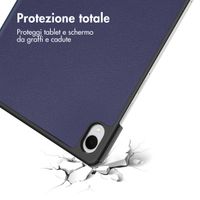imoshion Cover a libro Trifold Samsung Galaxy Tab S11 - Blu scuro