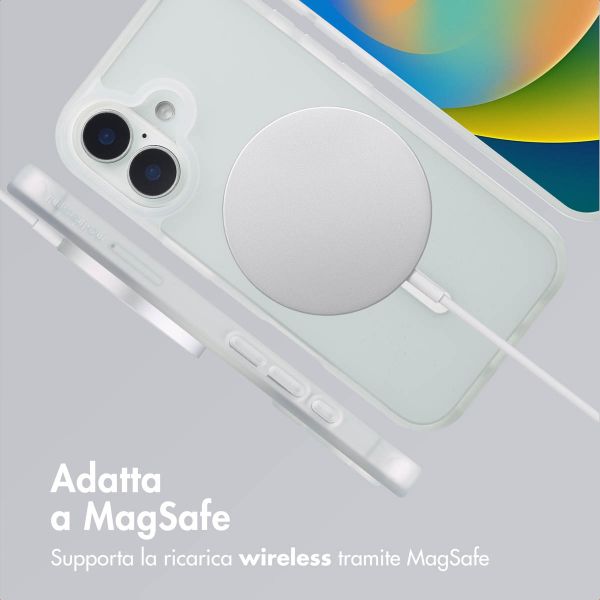 imoshion Cover posteriore Color Guard con MagSafe Apple iPhone 16 - Bianco