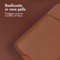 Accezz Portacarte in pelle - Compatibile con MagSafe e Qi2 - Sienna Brown