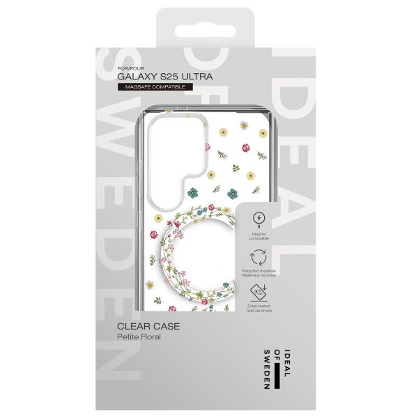 iDeal of Sweden Cover Trasparente con MagSafe Samsung Galaxy S25 Ultra - Petite Floral