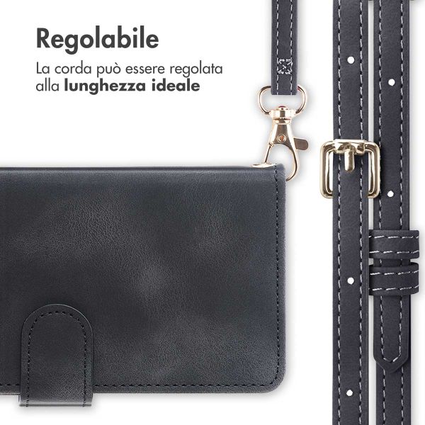 imoshion Cover a libro con Cordino Google Pixel 9A - Nero