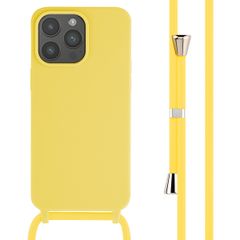 imoshion Cover in Silicone con Cordino Apple iPhone 15 Pro Max - Giallo