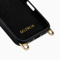 Selencia Cover posteriore Rivièra con MagSafe con ganci rimovibili Apple iPhone 16 Pro - Velvet Black