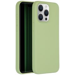 Accezz Cover in silicone liquido con MagSafe Apple iPhone 15 Pro Max - Verde