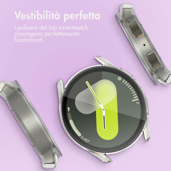 imoshion Cover rigida integrale Samsung Galaxy Watch 7 - 40 mm - Trasparente