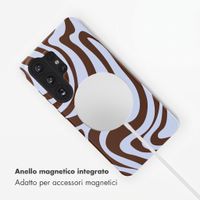 Selencia Cover posteriore Vivid con MagSafe Samsung Galaxy S26 Ultra - Dream Swirl Chocolate