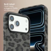 Selencia Cover Sabi Stampa pantera con MagSafe Apple iPhone 17 Pro Max - Midnight Black