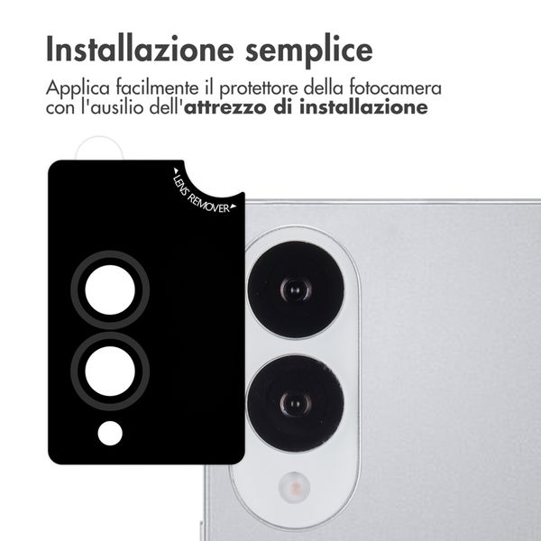 imoshion Set da 2 protezioni per obiettivo fotocamera per Samsung Galaxy S25 Edge
