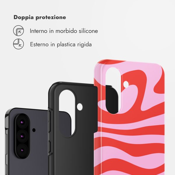 Selencia Cover Posteriore Vivid Samsung Galaxy A36 / A56 - Dream Swirl Pink
