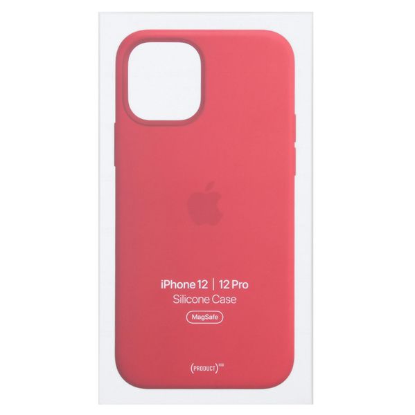 Apple Cover Posteriore in Silicone con MagSafe Apple iPhone 12 (Pro) - Red