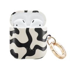 Selencia Cover Vivid  Apple Airpods 1 / 2 - Art Wave Black