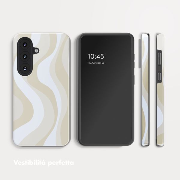 Selencia Cover Posteriore Vivid Samsung Galaxy A37 (5G) - Desert Waves Beige