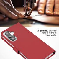 Selencia Cover a libro in vera pelle Samsung Galaxy A27 (5G) - Rosso