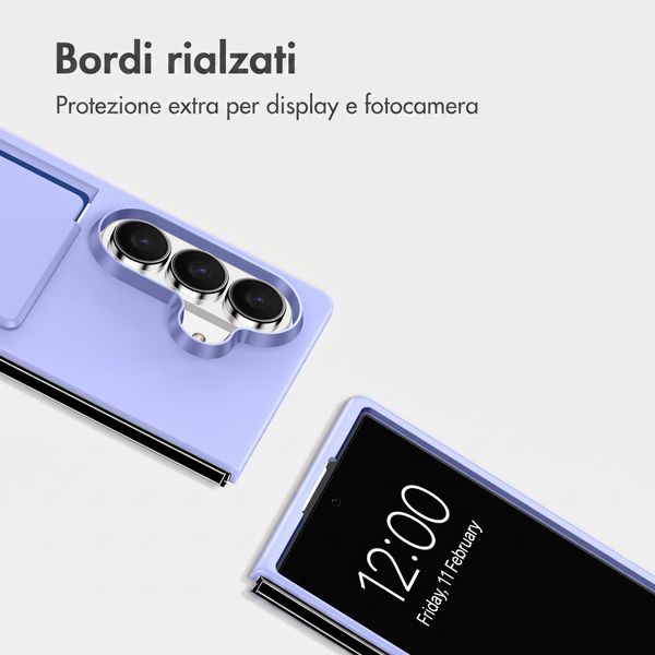 imoshion Backcover con porta carte Samsung Galaxy Z Fold 8 Ultra - Lilla