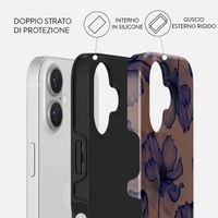 Burga Cover Posteriore Resistente con MagSafe Apple iPhone 16 - Velvet Night