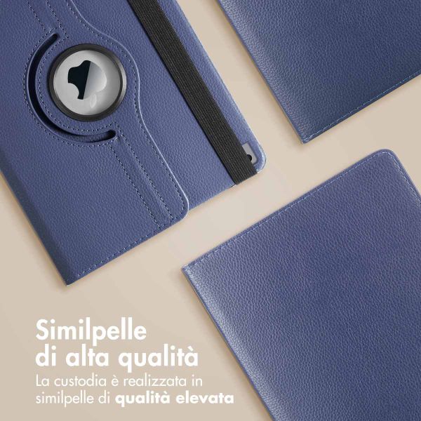 imoshion Cover Girevole a 360° Apple iPad Air 3 (2019) / Pro 10.5 (2017) - Blu scuro