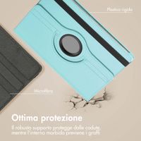 imoshion Cover Girevole a 360° Samsung Galaxy Tab S9 11.0 pollici / S10 Lite / S10 FE / S9 FE 10.9 pollici - Azzurro
