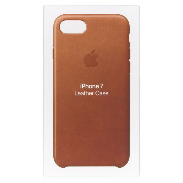 Apple Cover in Pelle iPhone SE (2022 / 2020) / 8 / 7 - Saddle Brown