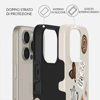 Burga Cover Posteriore Resistente con MagSafe Apple iPhone 16 Pro - Oat Milk Please