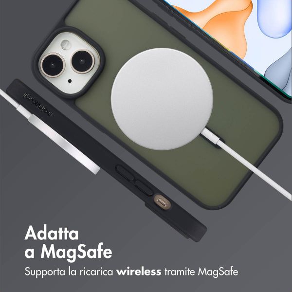 imoshion Cover posteriore Color Guard con MagSafe Apple iPhone 15 - Nero