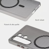 Accezz Cover Lite con MagSafe | Fluted | Samsung Galaxy S26 Ultra - Nero
