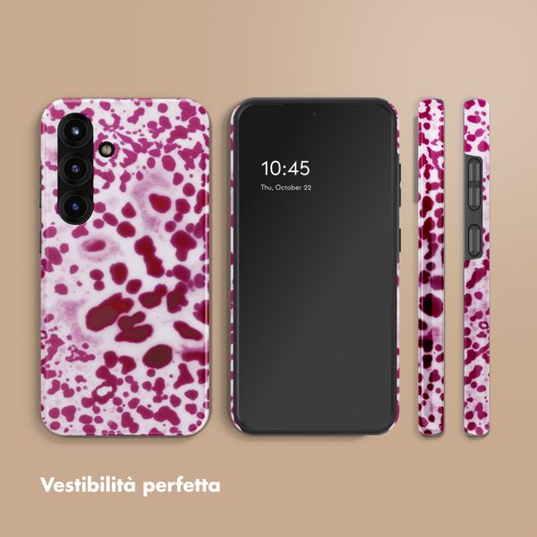 Selencia Cover posteriore Vivid con MagSafe Samsung Galaxy S25 - Cosmic Orchid