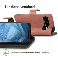 imoshion Cover a libro di Lusso Google Pixel 10 Pro XL - Marrone