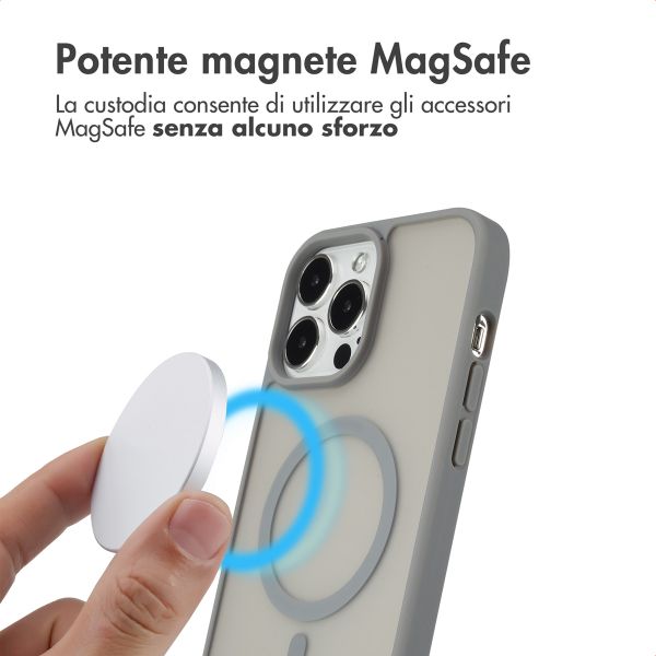 imoshion Cover posteriore Color Guard con MagSafe Apple iPhone 13 Pro Max - Grigio