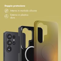 Selencia Cover posteriore Vivid con MagSafe Samsung Galaxy S26 Ultra - Gradient Olive Dust