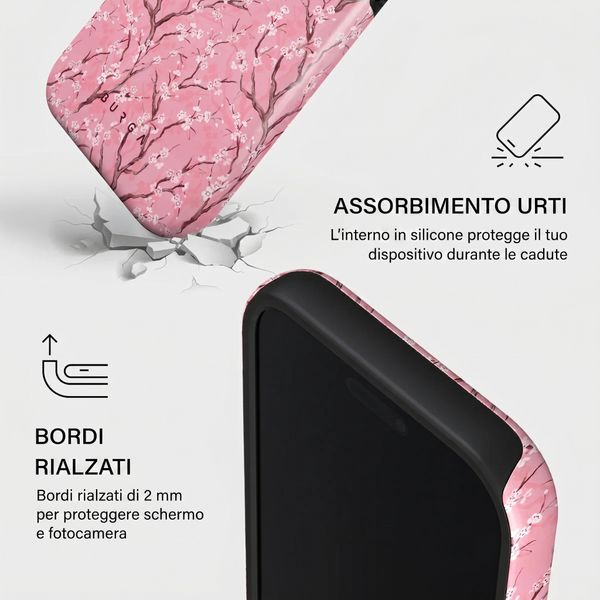 Burga Cover Posteriore Resistente con MagSafe Apple iPhone 17 Pro Max - Sakura