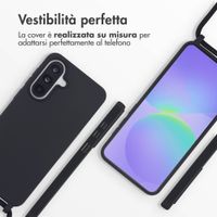 imoshion Cover in Silicone con Cordino Samsung Galaxy A37 (5G) - Nero