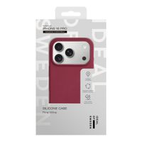 iDeal of Sweden Cover in silicone con MagSafe Apple iPhone 16 Pro - Fine Wine