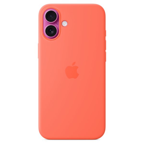 Apple Cover Posteriore in Silicone con MagSafe Apple iPhone 16 Plus - Tangerine Orange