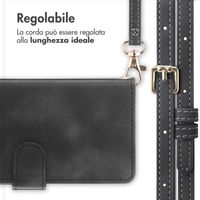 imoshion Cover a libro con Cordino Samsung Galaxy A35 - Nero
