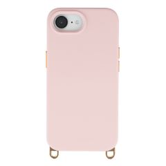 Selencia Rivièra MagSafe Backcover met afneembare haakjes Apple iPhone 17e / 16e - Sorbet Pink
