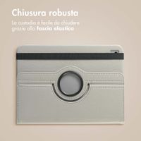imoshion Cover Girevole a 360° Apple iPad 9 (2021) 10.2 pollici / iPad 8 (2020) 10.2 pollici / iPad 7 (2019) 10.2 pollici - Grigio